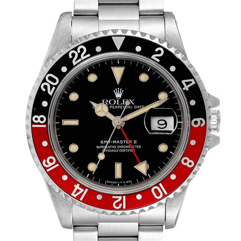 rolex gmt red black|Rolex gmt master 2 black.